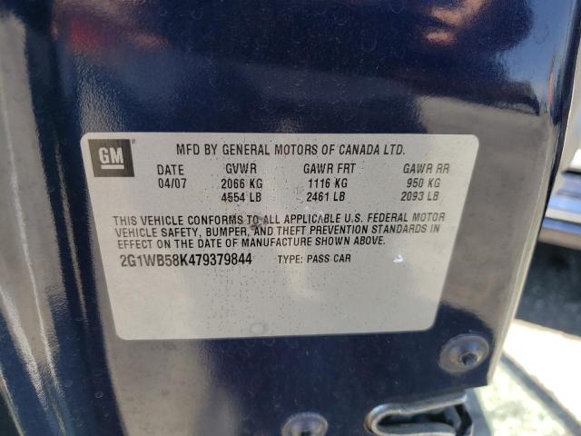 Photo 10 from auction – 2007 CHEVROLET IMPALA LS with VIN 2G1WB58K479379844
