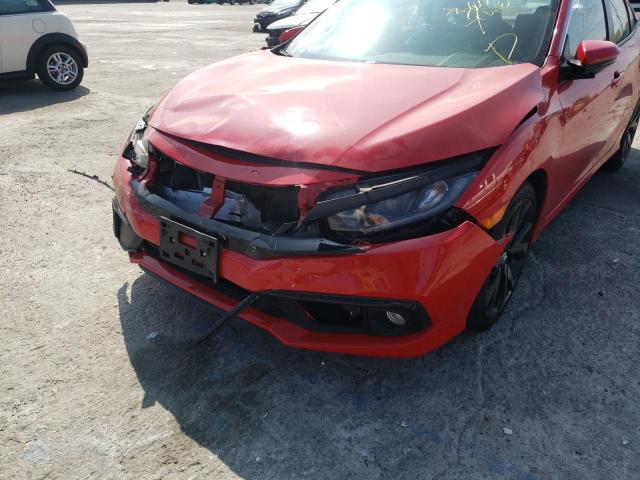 Photo 9 from auction – 2019 HONDA CIVIC SPOR with VIN 2HGFC2F80KH577413