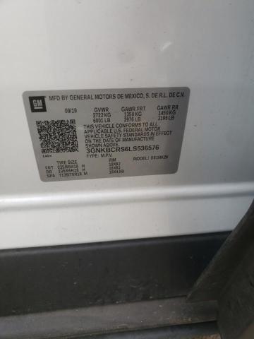 Photo 10 from auction – 2020 CHEVROLET BLAZER 2LT with VIN 3GNKBCRS6LS536576