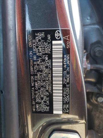 Photo 10 from auction – 2008 SCION XD with VIN JTKKU10448J012365