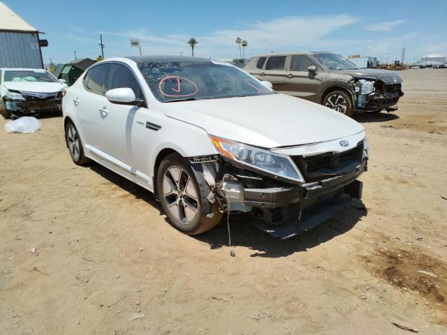 KIA OPTIMA HYB 2013 with VIN KNAGM4AD2D5040131 - Photo from auction