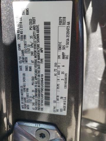 Photo 10 from auction – 2014 FORD ESCAPE S with VIN 1FMCU0F70EUD09419