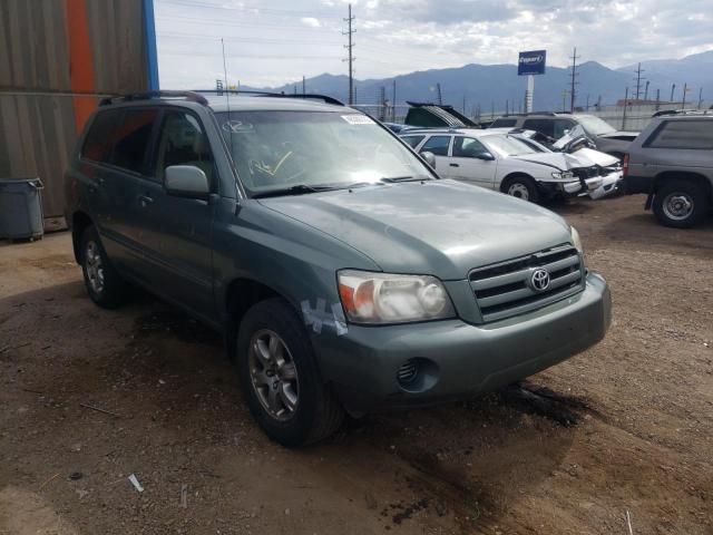 TOYOTA HIGHLANDER 2006 with VIN JTEEP21A060170755 - Photo from auction
