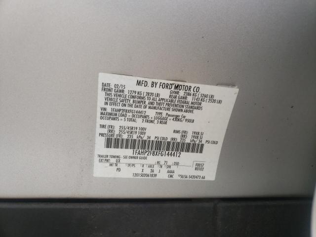 Photo 10 from auction – 2015 FORD TAURUS LIM with VIN 1FAHP2F8XFG144412