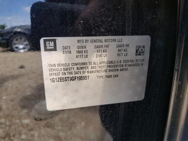 Photo 10 from auction – 2016 CHEVROLET MALIBU LT with VIN 1G1ZE5ST9GF195951