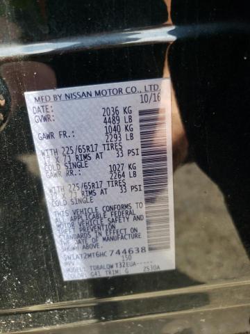 Photo 10 from auction – 2017 NISSAN ROGUE S with VIN 5N1AT2MT6HC744638