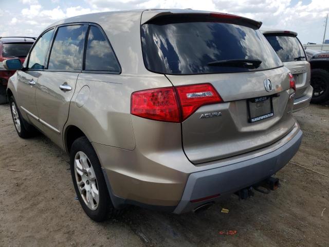 Photo 3 from auction – 2008 ACURA MDX TECHNO with VIN 2HNYD28318H531291