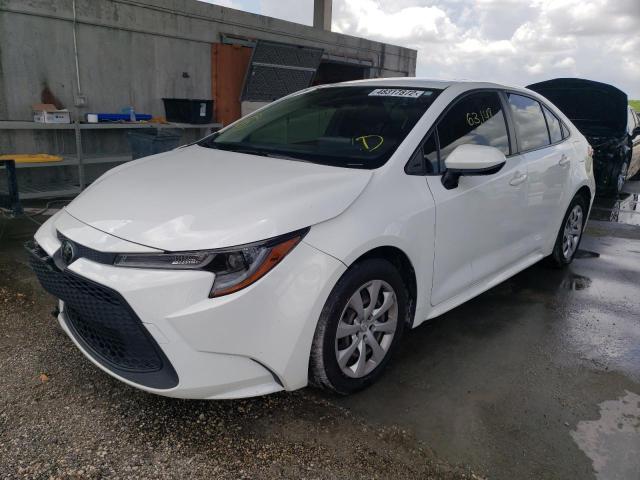Photo 2 from auction – 2021 TOYOTA COROLLA LE with VIN JTDEPMAE5MJ127135
