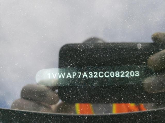Photo 10 from auction – 2012 VOLKSWAGEN PASSAT S with VIN 1VWAP7A32CC082203