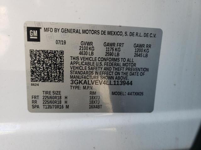Photo 10 from auction – 2020 GMC TERRAIN SL with VIN 3GKALVEV4LL113944