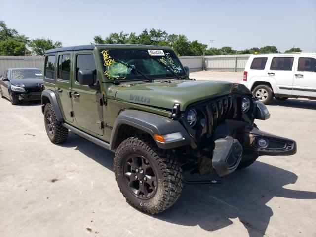 JEEP WRANGLER U 2021 with VIN 1C4HJXDN4MW815075 - Photo from auction