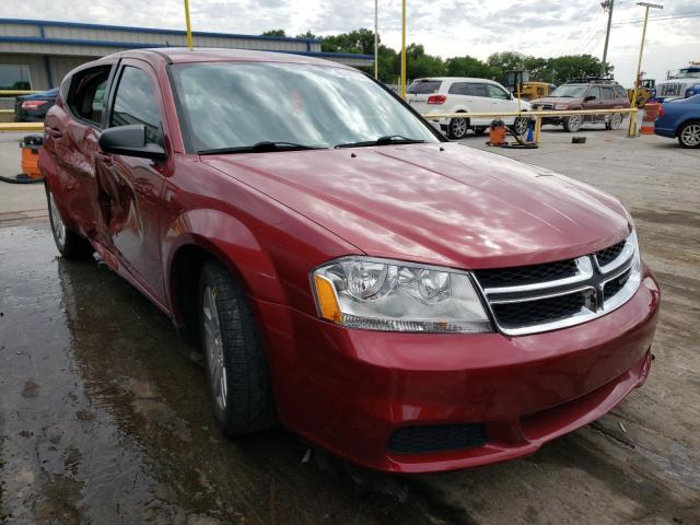 DODGE AVENGER SE 2014 with VIN 1C3CDZAB4EN218639 - Photo from auction
