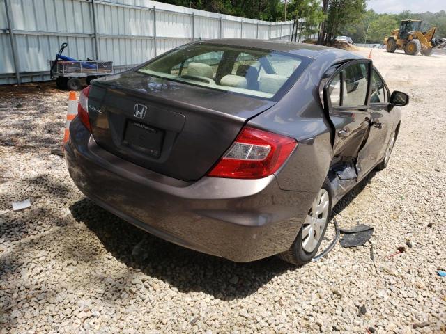 Photo 4 from auction – 2012 HONDA CIVIC LX with VIN 19XFB2F56CE070777