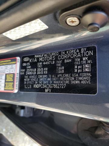 Photo 10 from auction – 2016 KIA SPORTAGE E with VIN KNDPC3AC3G7862727