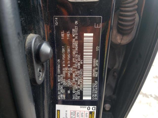 Photo 10 from auction – 2015 TOYOTA 4RUNNER SR with VIN JTEBU5JR2F5218925