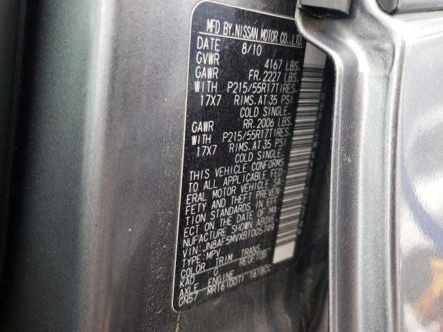 Photo 10 from auction – 2011 NISSAN JUKE S with VIN JN8AF5MVXBT005749