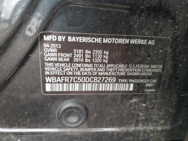 Photo 10 from auction – 2013 BMW 535 I with VIN WBAFR7C50DC827269