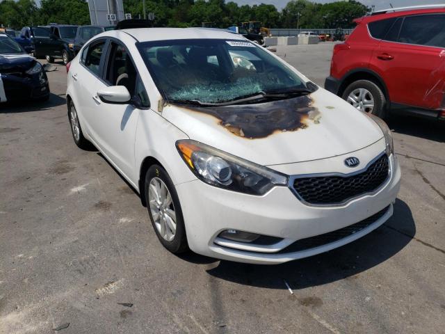 KIA FORTE EX 2014 with VIN KNAFX4A81E5091644 - Photo from auction