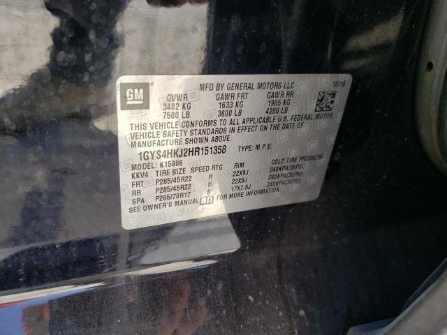 Foto 10 de la subasta – 2017 CADILLAC ESCALADE E con VIN 1GYS4HKJ2HR151358