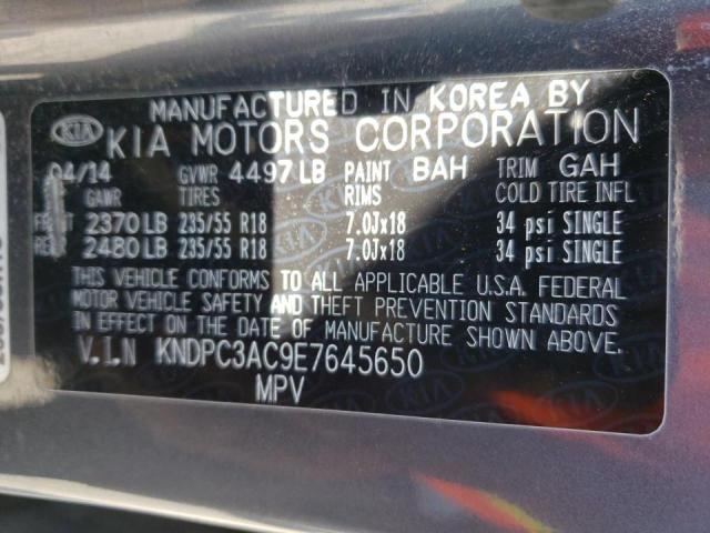 Photo 10 from auction – 2014 KIA SPORTAGE E with VIN KNDPC3AC9E7645650