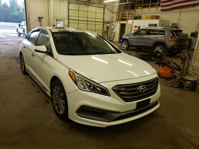 HYUNDAI SONATA 2017 with VIN 5NPE34AF8HH584993 - Photo from auction