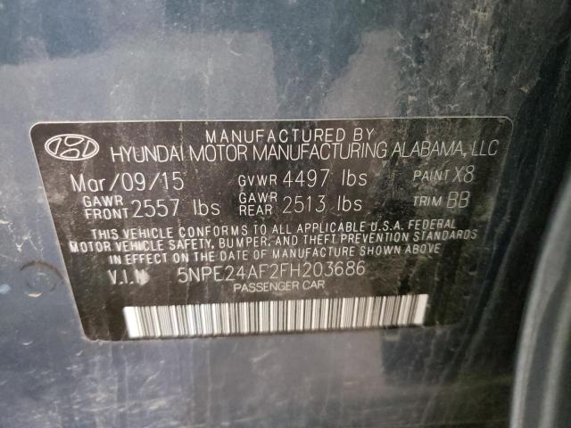 Photo 10 from auction – 2015 HYUNDAI SONATA SE with VIN 5NPE24AF2FH203686