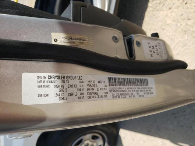 Photo 10 from auction – 2013 JEEP PATRIOT SP with VIN 1C4NJPBA3DD264331