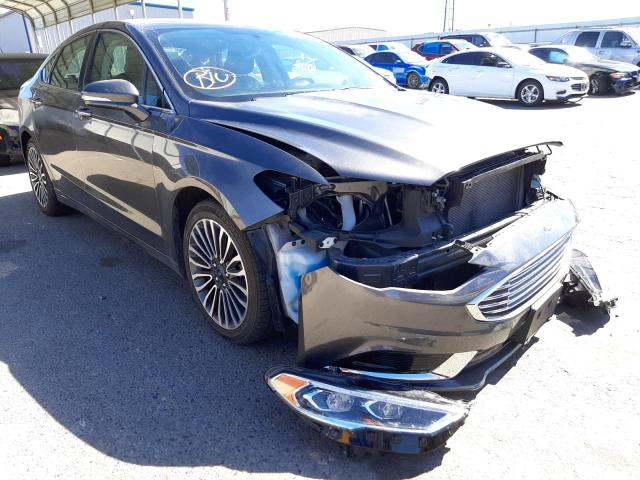 FORD FUSION SE 2018 with VIN 3FA6P0HD8JR224945 - Photo from auction