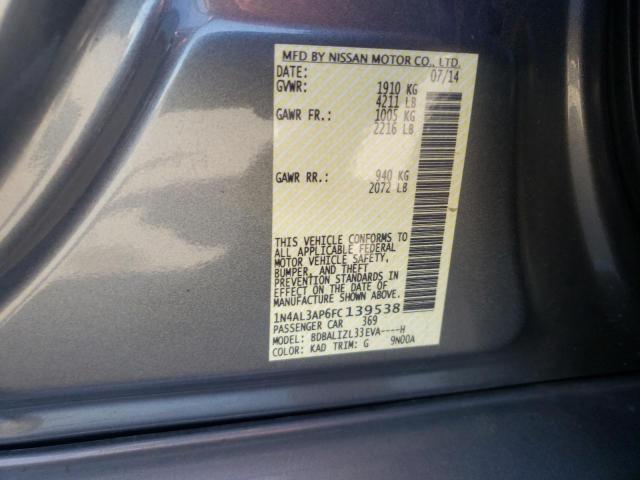 Photo 10 from auction – 2015 NISSAN ALTIMA 2.5 with VIN 1N4AL3AP6FC139538