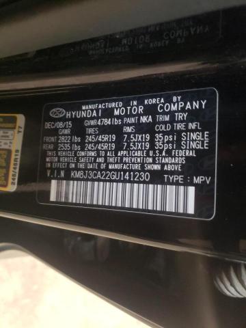 Photo 10 from auction – 2016 HYUNDAI TUCSON LIM with VIN KM8J3CA22GU141230