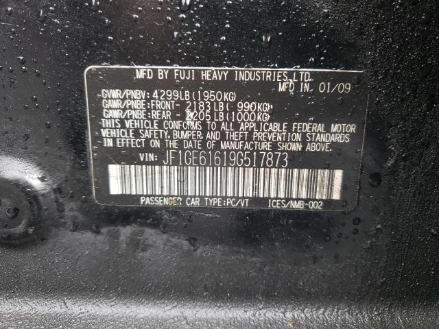 Photo 10 from auction – 2009 SUBARU IMPREZA 2. with VIN JF1GE61619G517873