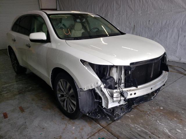 ACURA MDX TECHNO 2016 with VIN 5FRYD4H47GB009035 - Photo from auction