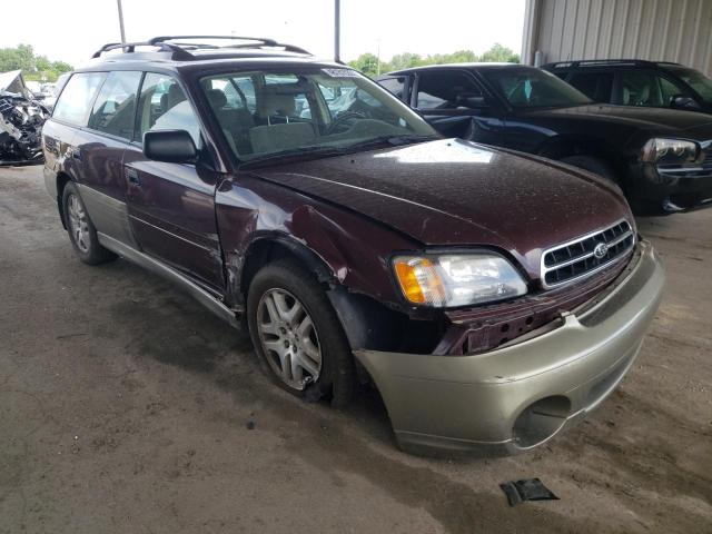 SUBARU LEGACY OUT 2000 with VIN 4S3BH6754Y7626871 - Photo from auction