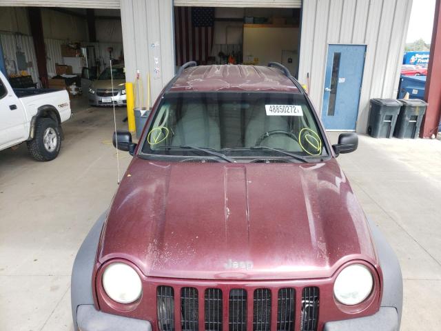 Photo 9 from auction – 2002 JEEP LIBERTY SP with VIN 1J4GL48K42W353130