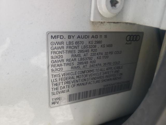 Photo 10 from auction – 2017 AUDI Q7 PRESTIG with VIN WA1VAAF78HD004082