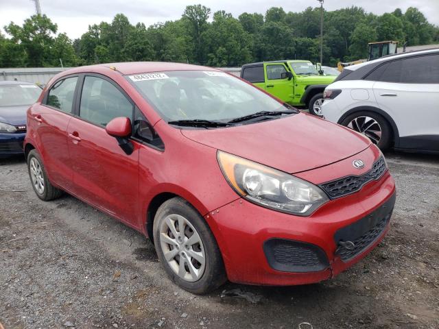 KIA RIO LX 2014 with VIN KNADM5A35E6405364 - Photo from auction