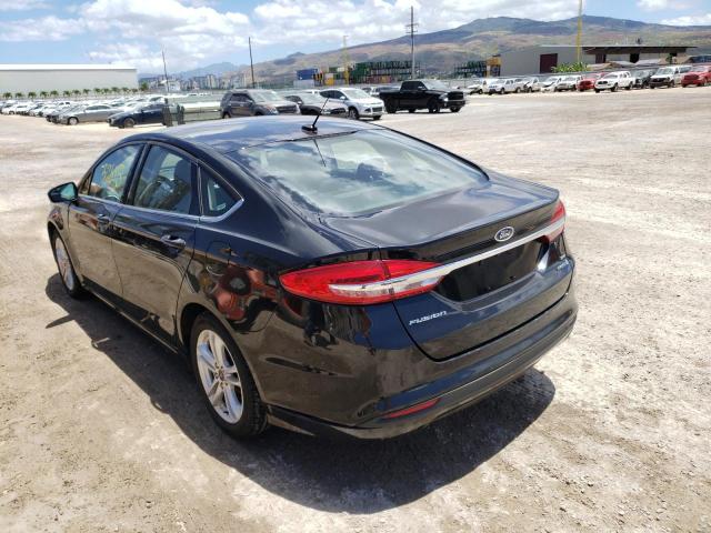 Photo 3 from auction – 2018 FORD FUSION SE with VIN 3FA6P0LU1JR198325