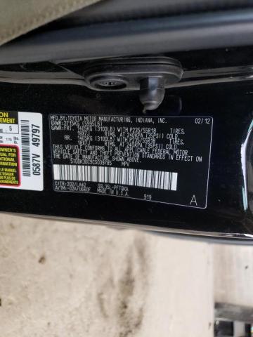 Photo 10 from auction – 2012 TOYOTA SIENNA XLE with VIN 5TDDK3DC9CS039785