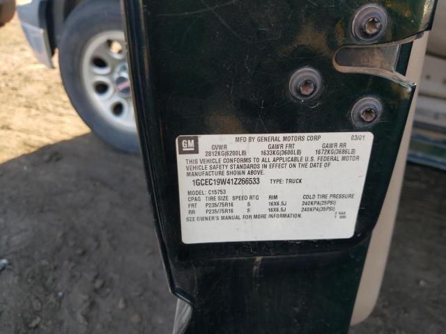 Photo 10 from auction – 2001 CHEVROLET SILVERADO with VIN 1GCEC19W41Z266533