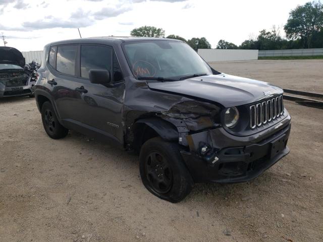 JEEP RENEGADE S 2018 with VIN ZACCJBAB6JPJ01798 - Photo from auction