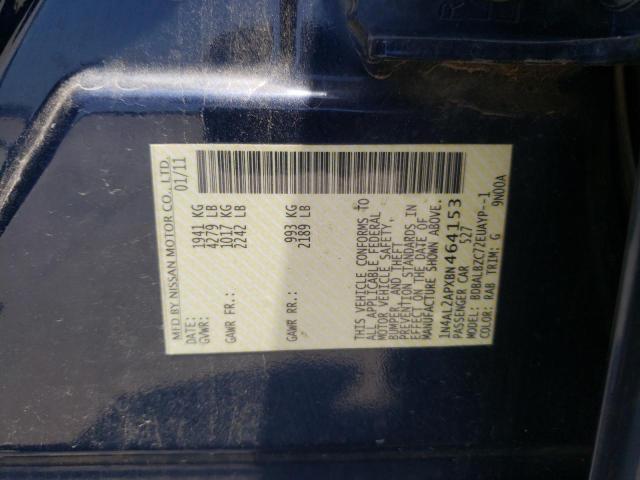 Photo 10 from auction – 2011 NISSAN ALTIMA BAS with VIN 1N4AL2APXBN464153