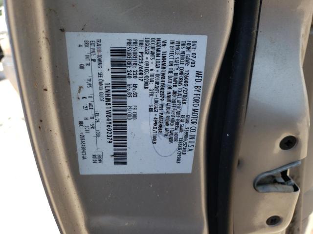 Photo 10 from auction – 2004 LINCOLN TOWN CAR E with VIN 1LNHM81W84Y602379