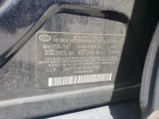 Photo 10 from auction – 2014 HYUNDAI SONATA SE with VIN 5NPEC4AC9EH910561