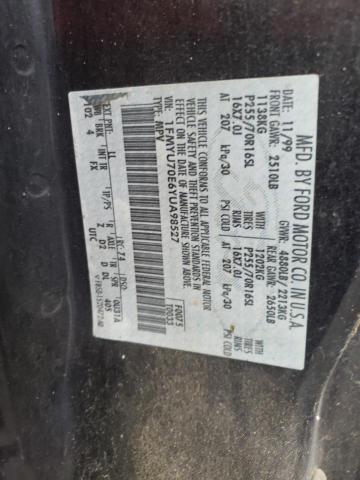 Photo 10 from auction – 2000 FORD EXPLORER S with VIN 1FMYU70E6YUA98527