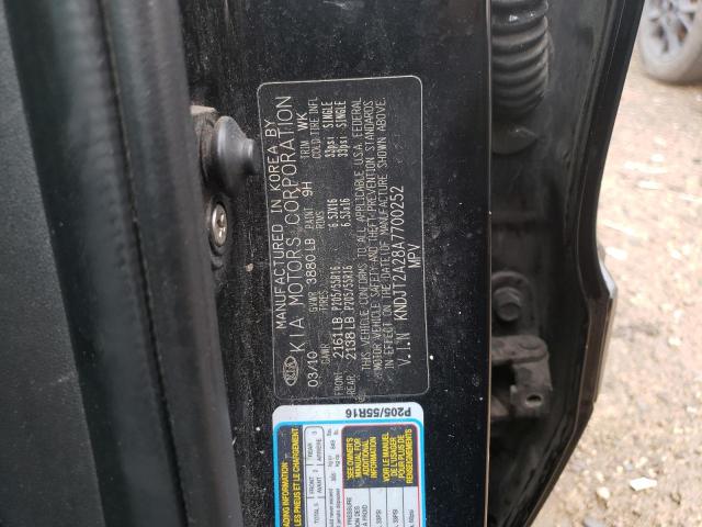 Foto 10 de la subasta – 2010 KIA SOUL + con VIN KNDJT2A28A7700252