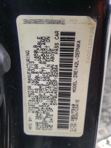 Photo 10 from auction – 2013 TOYOTA COROLLA BA with VIN 5YFBU4EE3DP162984