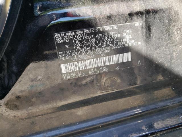 Photo 10 from auction – 2011 TOYOTA RAV4 with VIN 2T3BF4DV8BW082613
