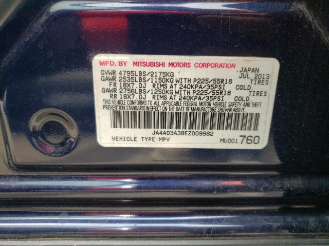 Photo 10 from auction – 2014 MITSUBISHI OUTLANDER with VIN JA4AD3A38EZ009982