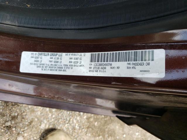 Zdjęcie 10 z aukcji – 2013 CHRYSLER 200 TOURIN z VIN 1C3CCBBB5DN503700