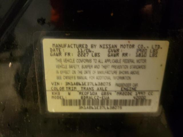 Photo 10 from auction – 2007 NISSAN SENTRA 2.0 with VIN 3N1AB61E37L638075